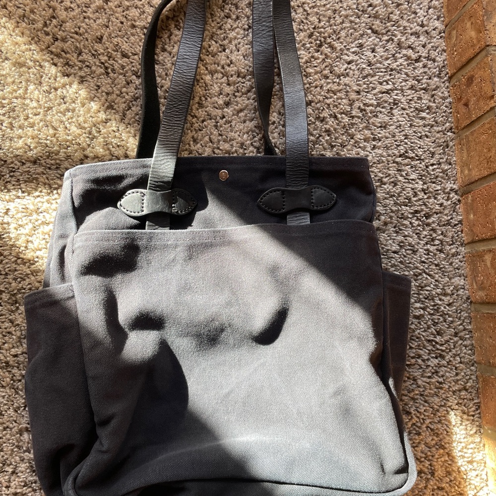 Filson Navy Tote - Red Label: RARE! - Picture 3 of 6